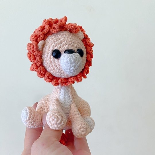 Löwe, Löwenbaby. Häkelanleitung