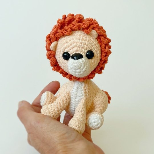Löwe, Löwenbaby. Häkelanleitung