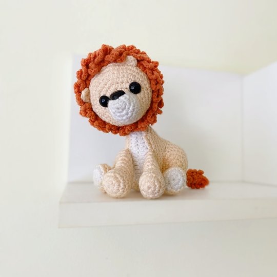 Löwe, Löwenbaby. Häkelanleitung