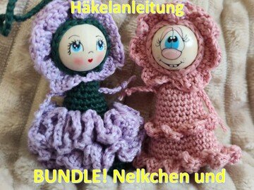 BUNDLE: Pfingströschen und Nelkchen Sorgenwürmchen Blumenwürmchen