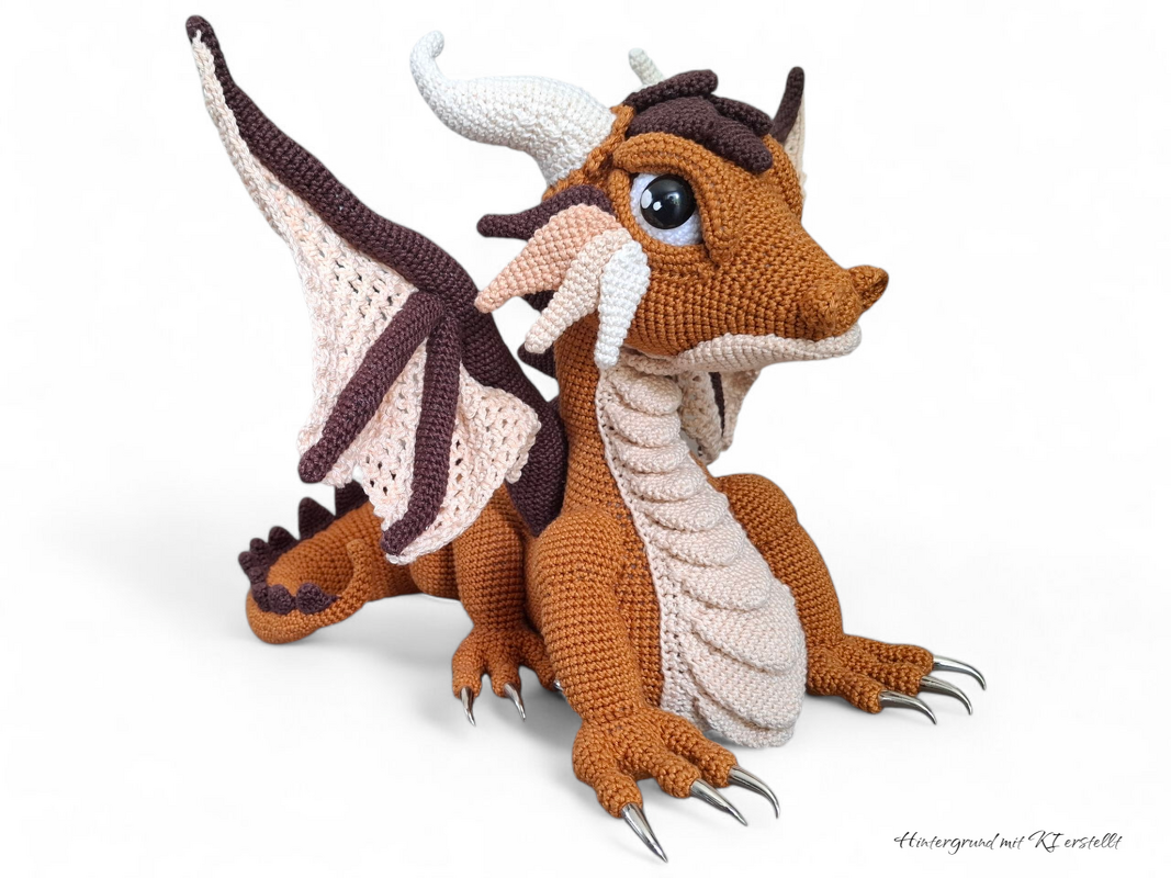 Häkelanleitung Luan Der Golddrache