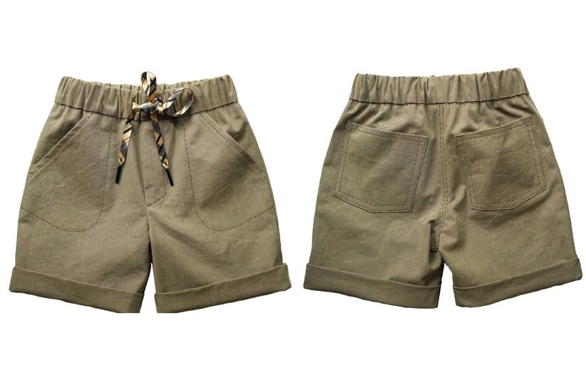 Schnitt und Anleitung Bermuda Shorts Gr.74-140