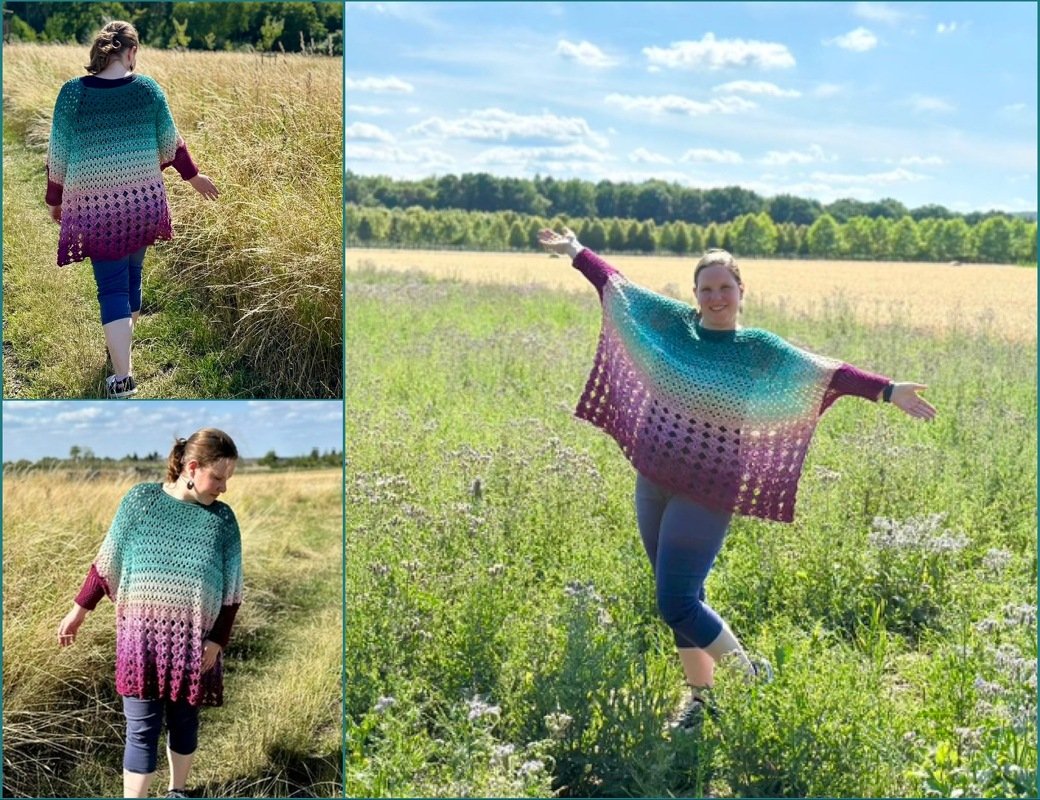 Häkelanleitung Ponchulli "Poncharella"