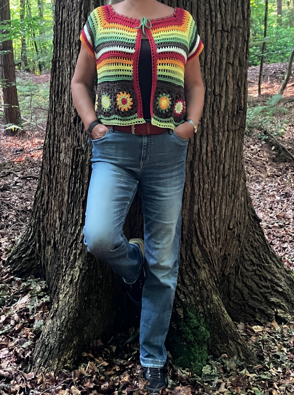 Jäckchen im Hippie-Style - RVO -Häkelanleitung - Bild 2