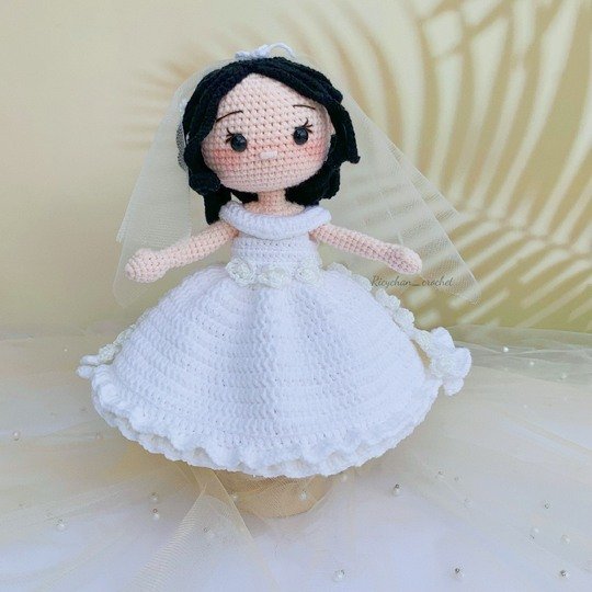 LYLY Bride the Doll Crochet Pattern | Crochet Brode doll Pattern