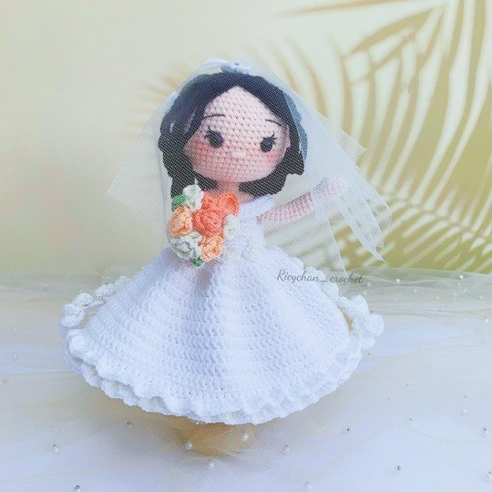LYLY Bride the Doll Crochet Pattern | Crochet Brode doll Pattern