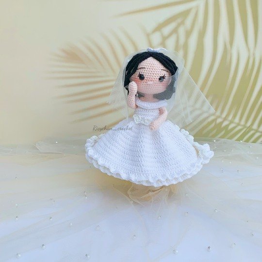 LYLY Bride the Doll Crochet Pattern | Crochet Brode doll Pattern