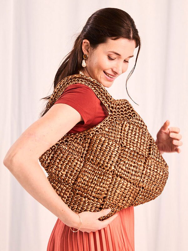 TASCHE GRAFIK STYLE, gestrickt