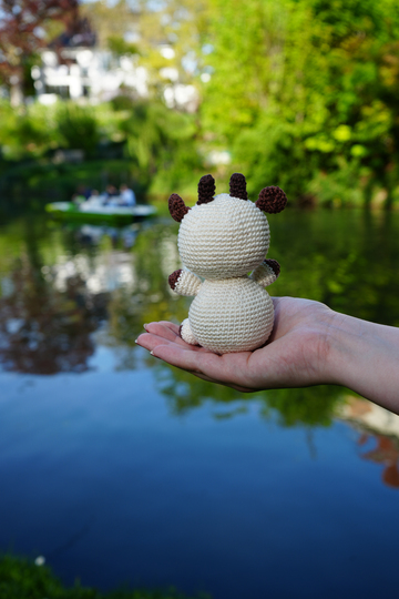 Häkelanleitung: Kleine Kuh Resi