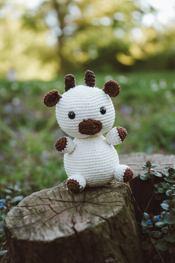 Häkelanleitung: Kleine Kuh Resi