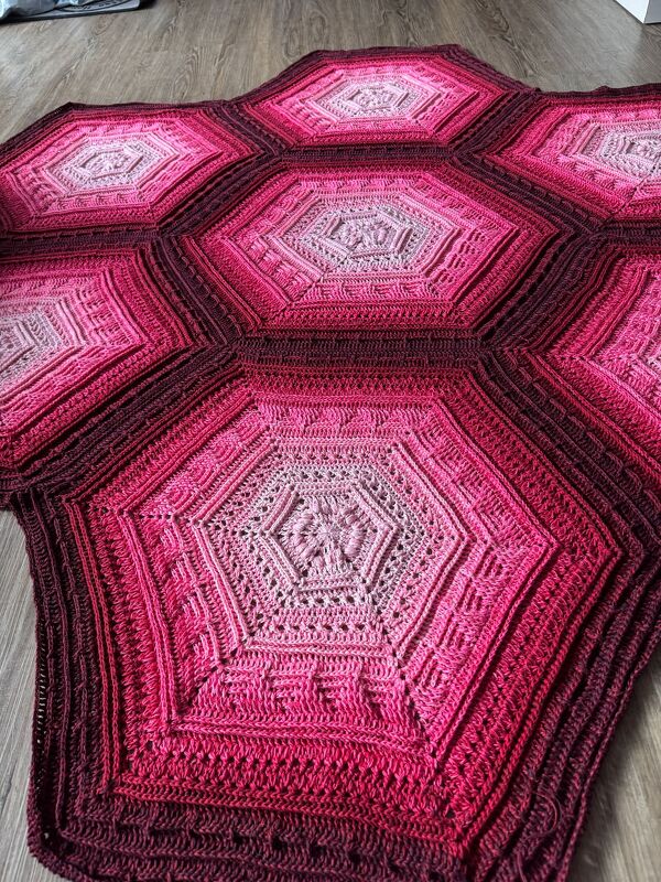 Decke Hexagon Blanket Baucis