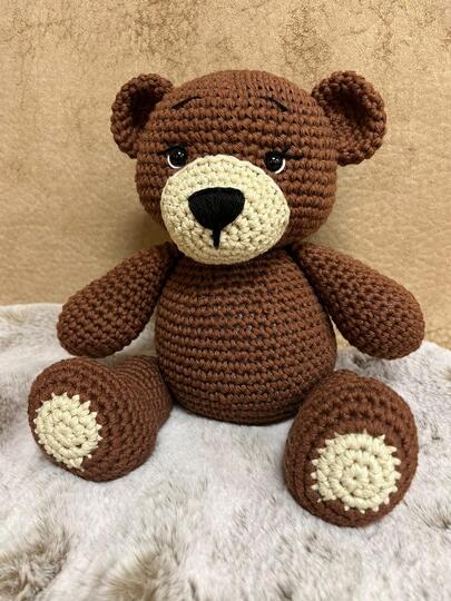 Bailey the Bear Crochet Pattern English