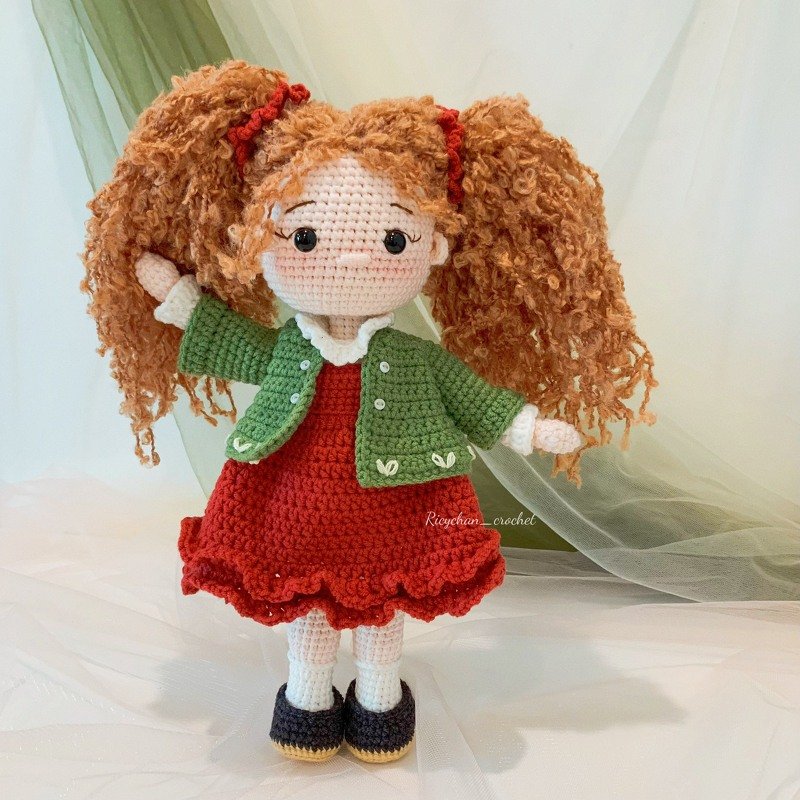 Jisoo the Doll Crochet Pattern ((10inches doll) | Amigurumi Doll Pattern - Image 3