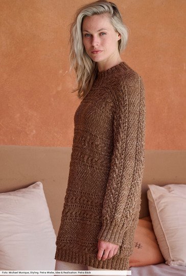 Meliertes Strickkleid
