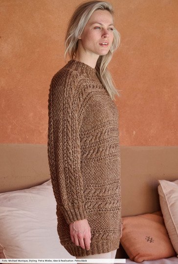 Meliertes Strickkleid