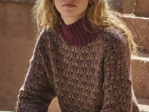 Pulli im Jacquardmuster