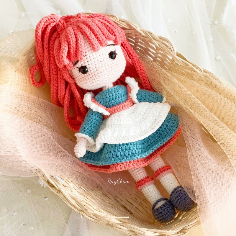 Moonie The Doll Crochet Pattern | Amigurumi Doll Pattern | PDF in English