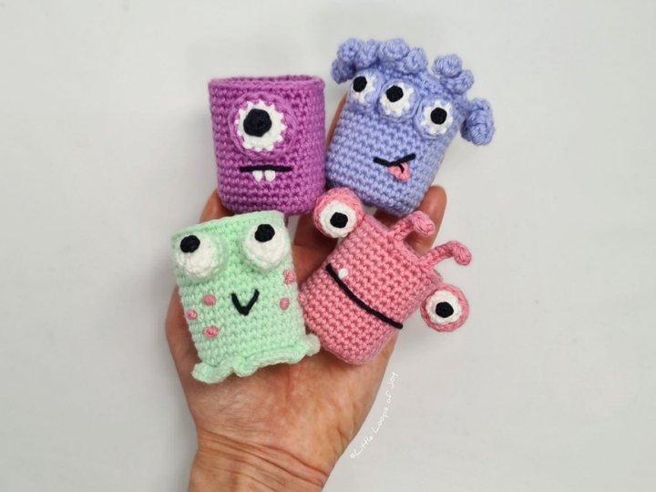Crochet Pattern Chair Leg Covers "Little Monsters"