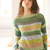 Pullover mit Netzmuster