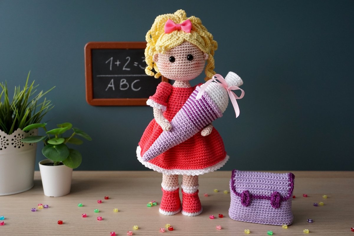 Häkelanleitung Schulkind Sophia - PDF Datei deutsch