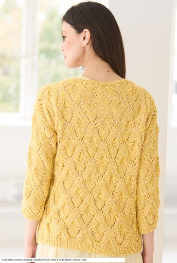 Pulli mit Ajourmuster