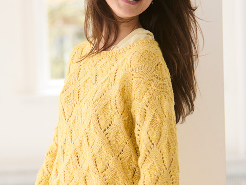 Pulli mit Ajourmuster