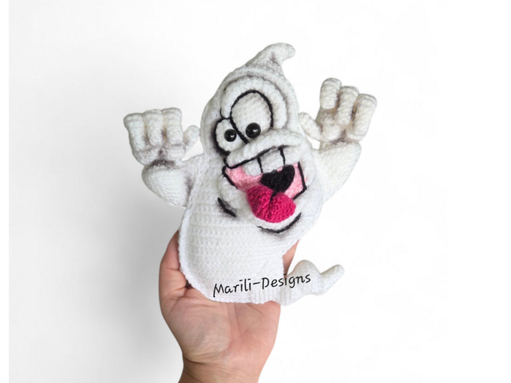 Häkelanleitung für Türdekoration Booffy, der Türgeist