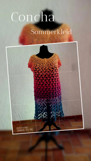 Häkelanleitung: Sommershirt „Concha“ – luftiges Shirt mit Rundpasse