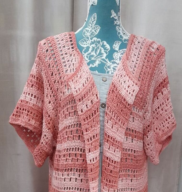 Häkelanleitung für den lässigen Raglan-Mantel „Sommerbrise“ - Bild 19