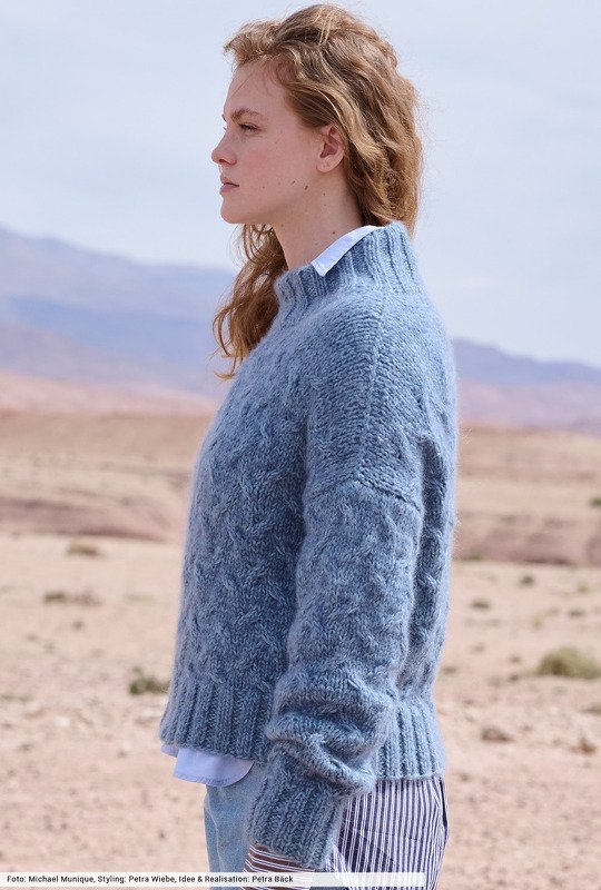 Pulli mit Zopfstrukturen - Bild 3