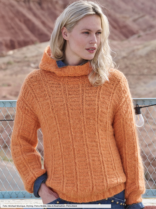 Pulli im Querrippen-Muster