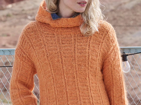 Pulli im Querrippen-Muster