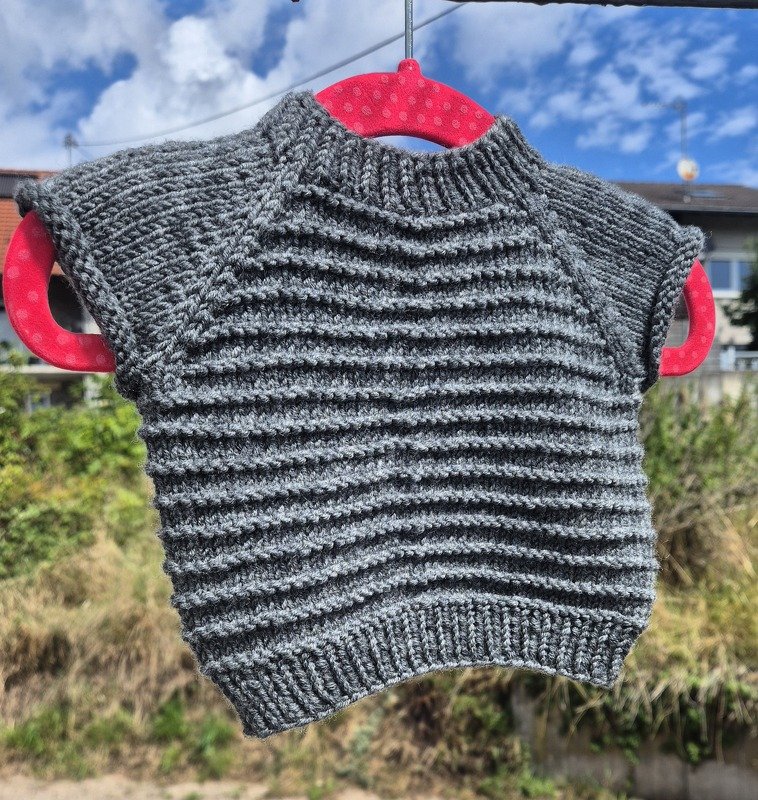Strickanleitung Ilvy Pullunder für Kinder – Größe 44–116 | Raglan - Bild 9