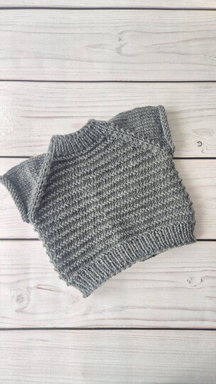 Strickanleitung Ilvy Pullunder für Kinder – Größe 44–116 | Raglan