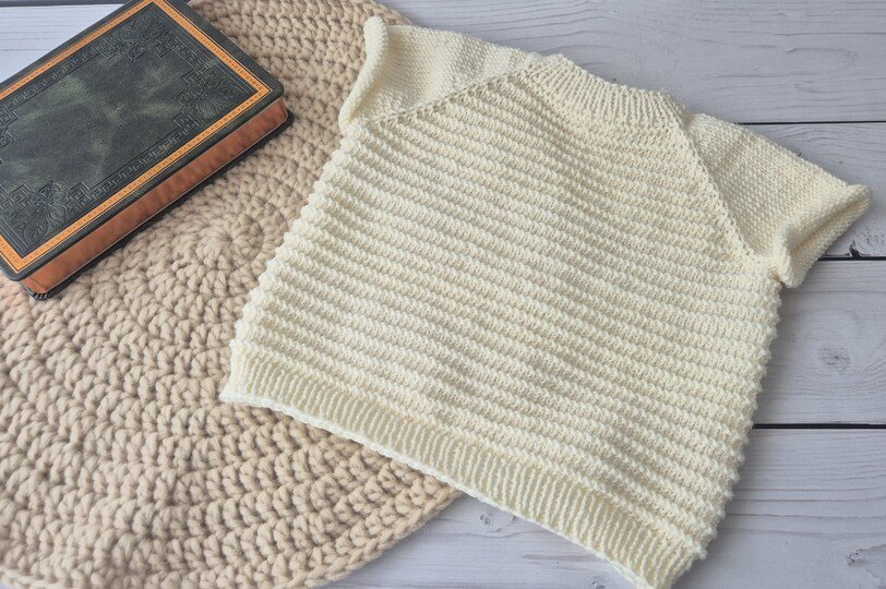 Strickanleitung Ilvy Pullunder für Kinder – Größe 44–116 | Raglan