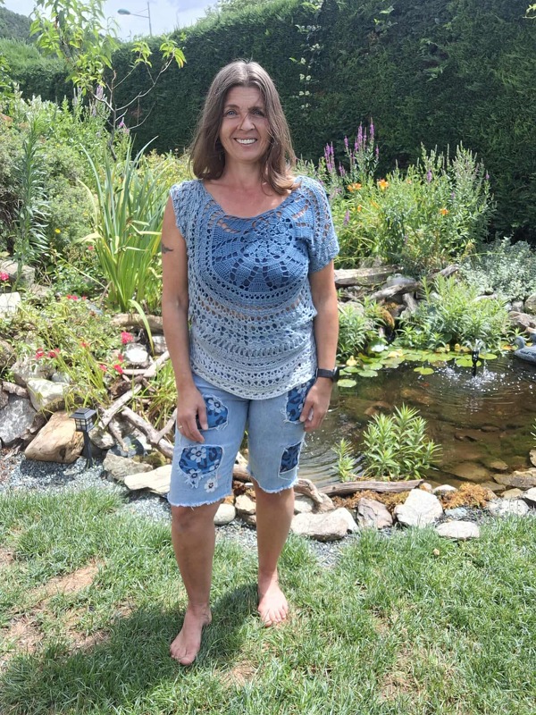 Sommershirt/Sommerpulli Summer Circle, Häkelanleitung - Bild 5