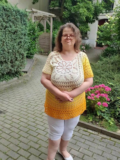 Sommershirt/Sommerpulli Summer Circle, Häkelanleitung