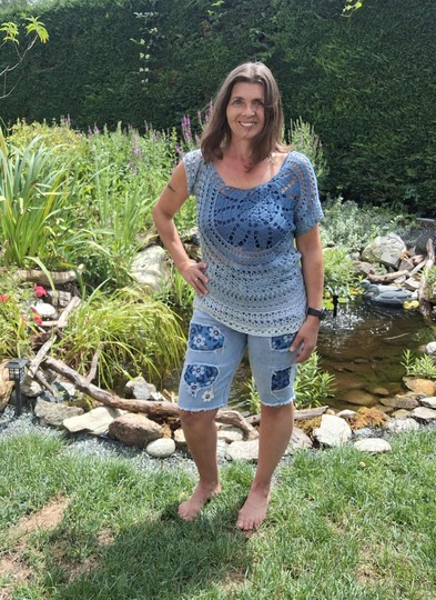 Sommershirt/Sommerpulli Summer Circle, Häkelanleitung