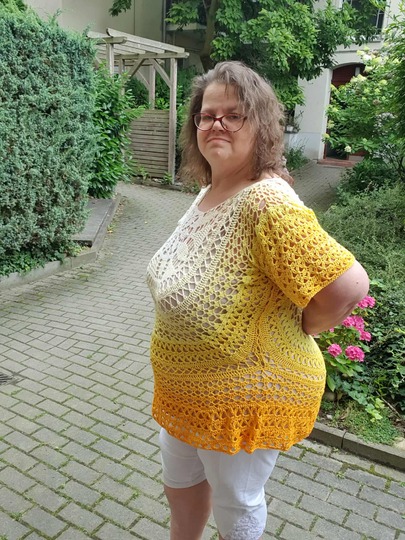 Sommershirt/Sommerpulli Summer Circle, Häkelanleitung