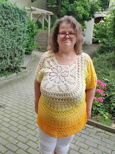 Sommershirt/Sommerpulli Summer Circle, Häkelanleitung