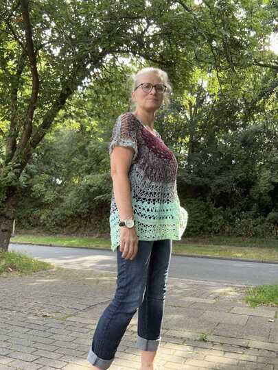 Sommershirt/Sommerpulli Summer Circle, Häkelanleitung