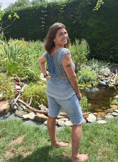 Sommershirt/Sommerpulli Summer Circle, Häkelanleitung