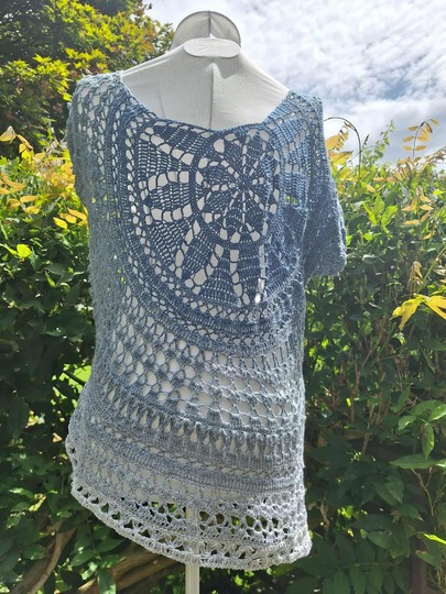 Sommershirt/Sommerpulli Summer Circle, Häkelanleitung