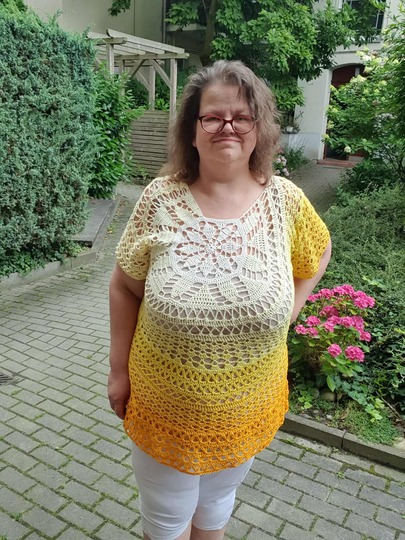 Sommershirt/Sommerpulli Summer Circle, Häkelanleitung