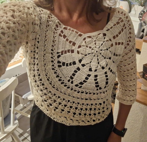 Sommershirt/Sommerpulli Summer Circle, Häkelanleitung