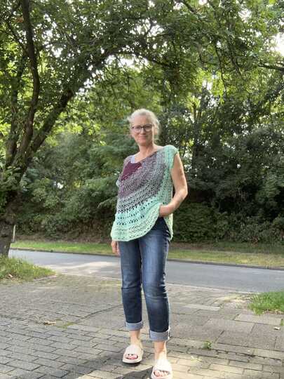 Sommershirt/Sommerpulli Summer Circle, Häkelanleitung