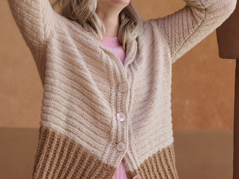 Jacke mit hohen Bündchen