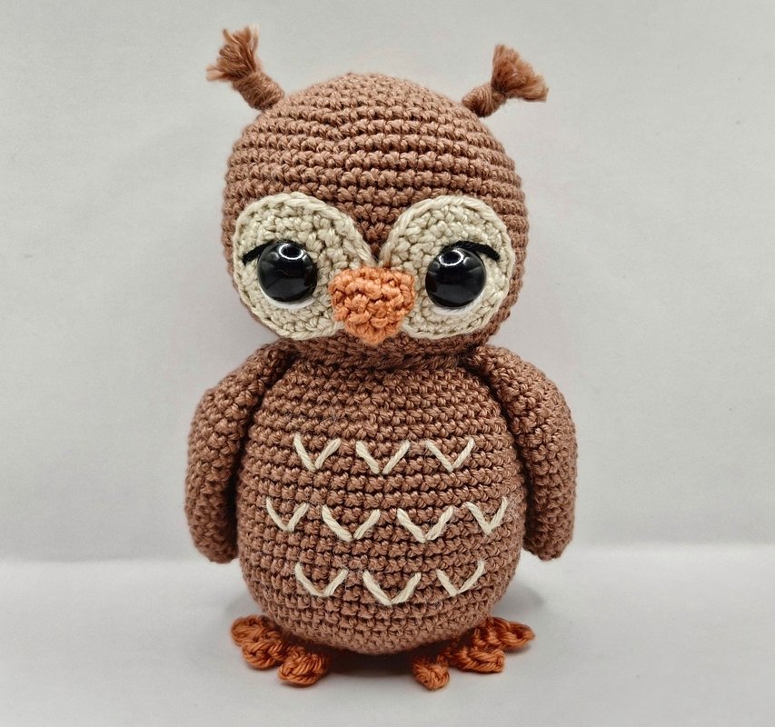 PDF Häkelanleitung Amigurumi Eule Minerva