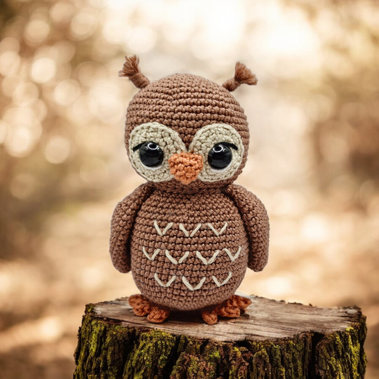 PDF Häkelanleitung Amigurumi Eule Minerva