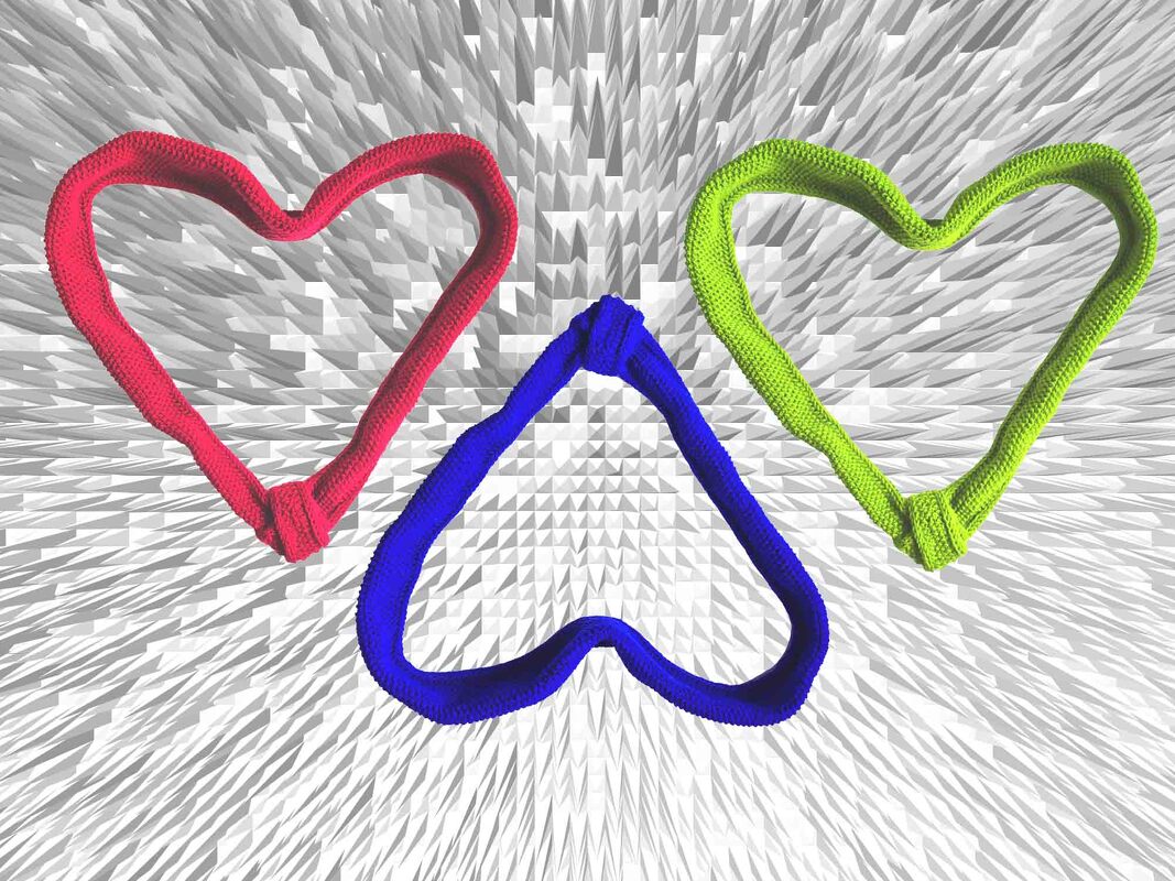 Minituch Minischal fixes flaches Dreieckstuch „Perlotta“ Gratisanleitung